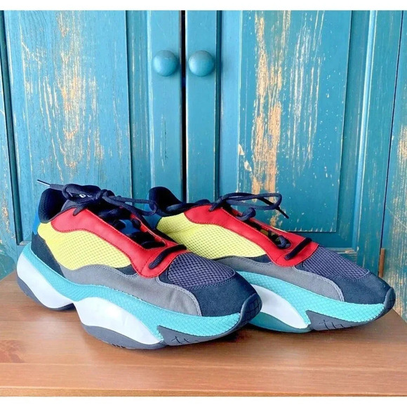 Puma Alteration Kurve 369794-02 Men's Size 17 Black Limelight - Picture 3 of 11